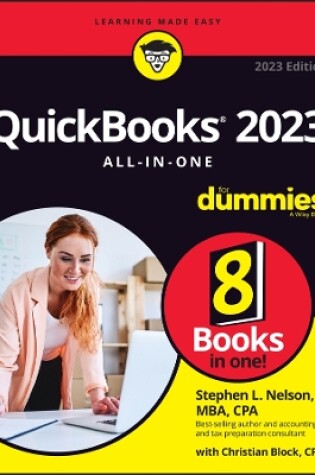Cover of QuickBooks 2023 All-in-One For Dummies