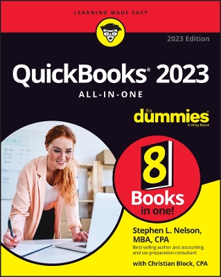 Book cover for QuickBooks 2023 All-in-One For Dummies