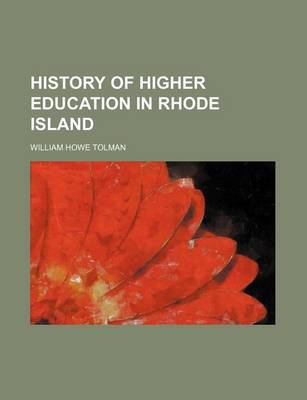 Book cover for History of Higher Education in Rhode Island