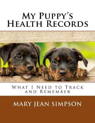 Book cover for My Puppy's Health Records