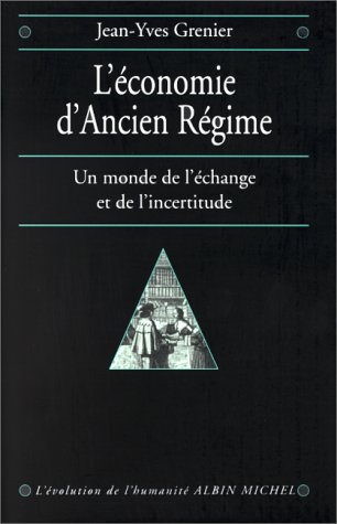 Cover of Economie D'Ancien Regime (L')
