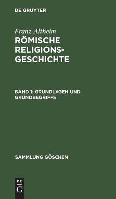 Cover of Grundlagen und Grundbegriffe