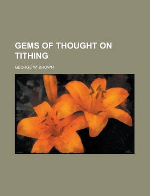 Book cover for Gems of Thought on Tithing