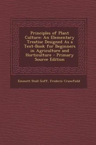 Cover of Principles of Plant Culture