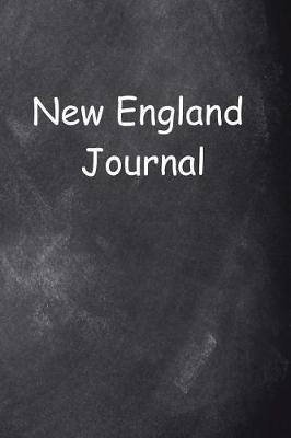 Book cover for New England Journal Chalkboard Design