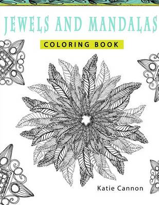 Cover of Jewels and Mandalas Adult Coloring Book