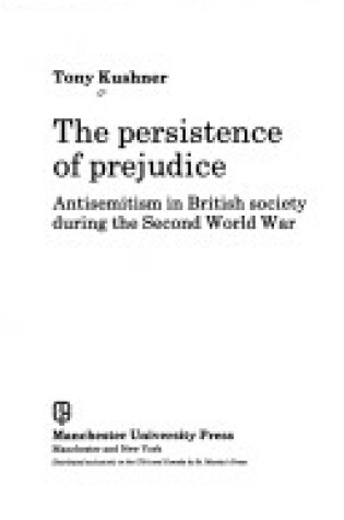 Cover of The Persistence of Prejudice