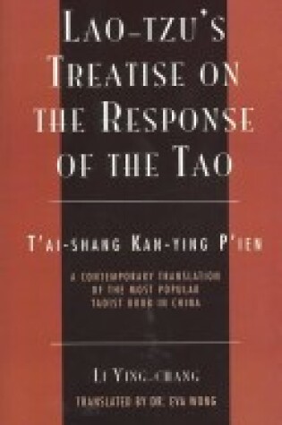 Cover of Lao-Tzu's Treatise on the Response of the Tao to Human Actions