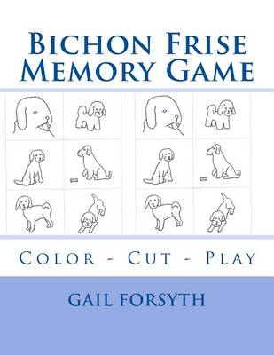 Book cover for Bichon Frise Memory Game