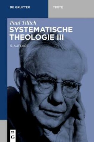 Cover of Systematische Theologie III