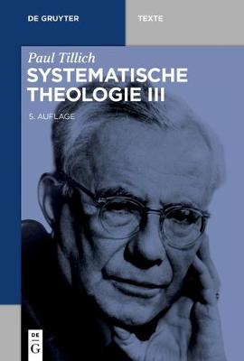Cover of Systematische Theologie III