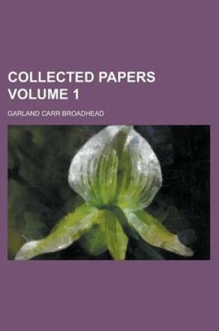 Cover of Collected Papers Volume 1