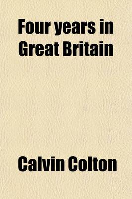 Book cover for Four Years in Great Britain