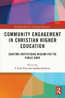 Book cover for Community Engagement in Christian Higher Education