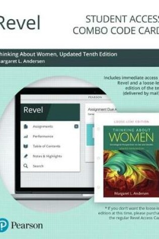 Cover of Revel for Thinking about Women, Updated Edition -- Combo Access Card