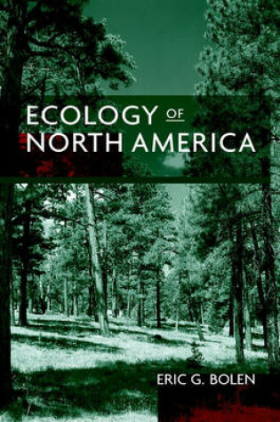 Cover of Ecology of North America