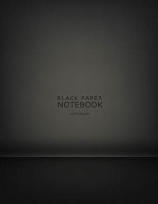 Cover of Black Paper Notebook Sketchbook
