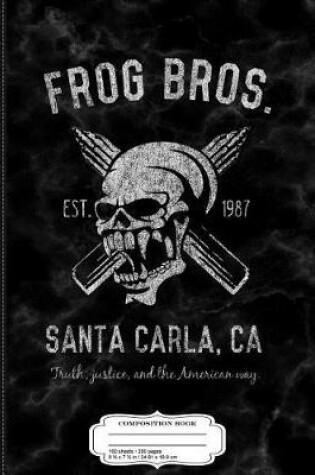 Cover of Vintage Frog Brothers Composition Notebook