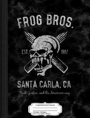 Book cover for Vintage Frog Brothers Composition Notebook