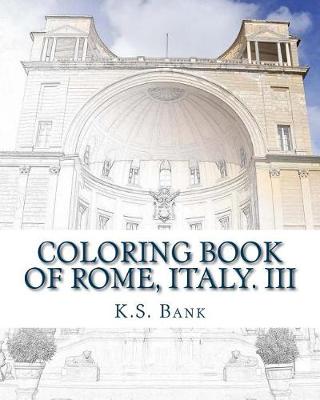 Cover of Coloring Book of Rome, Italy. III