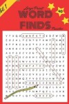 Book cover for 40 Large Print Word Finds Puzzles, Volume 1.