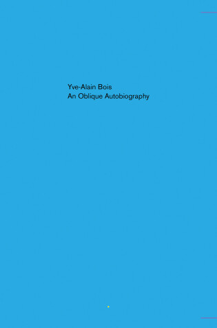 Cover of Oblique Autobiography, An