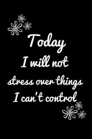 Cover of Today I Will Not Stress Over Things I Can't Control