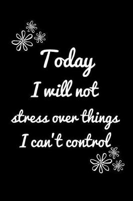 Book cover for Today I Will Not Stress Over Things I Can't Control