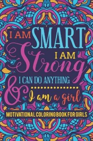 Cover of Motivational Coloring Book For Girls