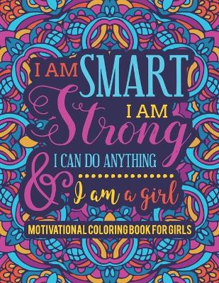 Book cover for Motivational Coloring Book For Girls