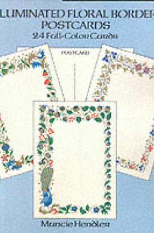 Cover of Illuminated Floral Border Postcards