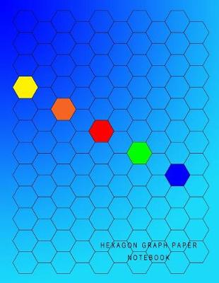 Book cover for Hexagon Graph Paper Notebook