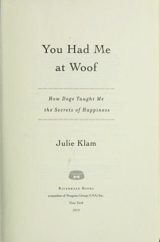 Cover of You Had Me at Woof