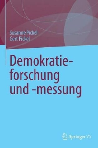 Cover of Demokratieforschung Und -Messung