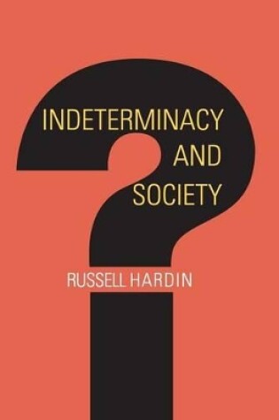 Cover of Indeterminacy and Society