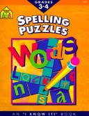 Cover of Spelling Puzzles Grades 3 and 4-Workbook