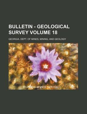 Book cover for Bulletin - Geological Survey Volume 18