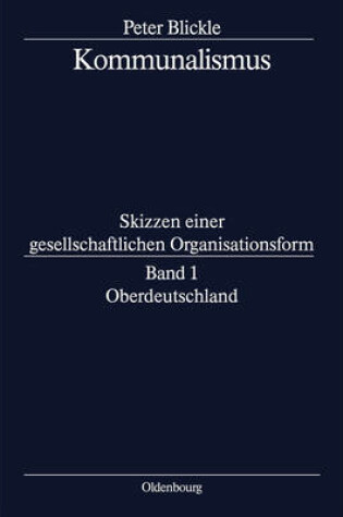 Cover of Kommunalismus, BAND 1, Oberdeutschland