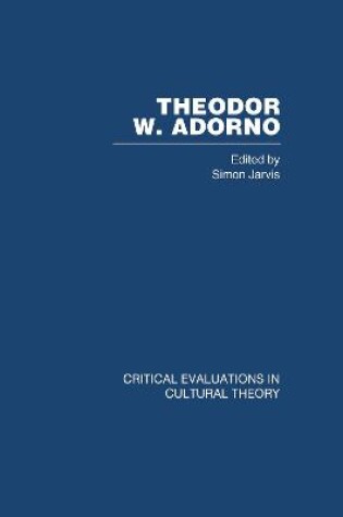 Cover of Theod Ador Crit Eval Cult V2