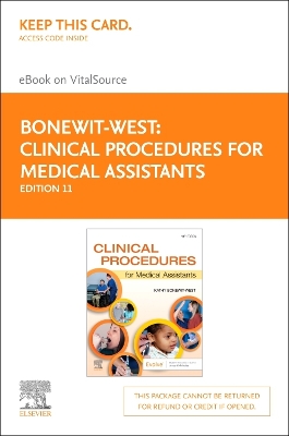 Book cover for Clinical Procedures for Medical Assistants - Elsevier eBook on Vitalsource  (Retail Access Card)