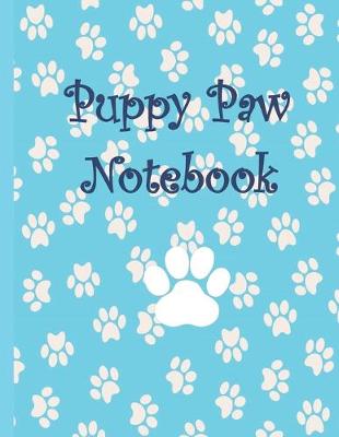 Book cover for Puppy Paw Notebook