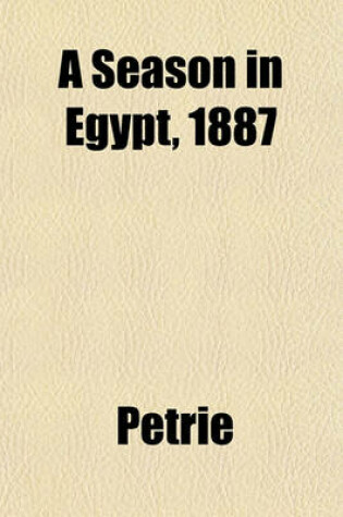 Cover of A Season in Egypt, 1887