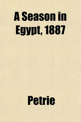 Book cover for A Season in Egypt, 1887