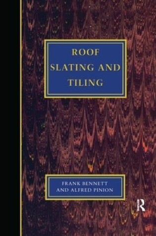 Cover of Roof Slating and Tiling