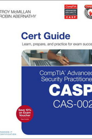 Cover of CompTIA Advan Sec Practitioner (CASP) CAS-002 Auth Cert Gd MyITCertificationlab - Access Card