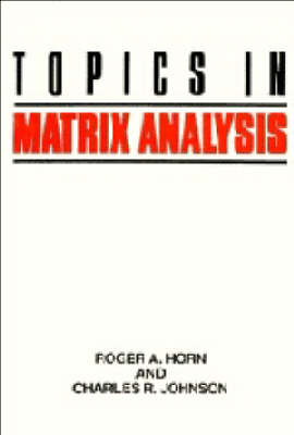 Book cover for Topics in Matrix Analysis