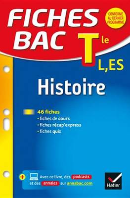 Book cover for Fiches Bac Histoire Tle L, Es