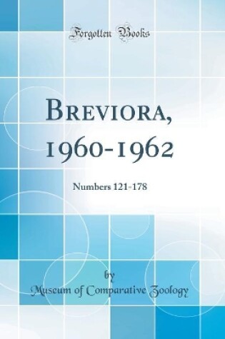 Cover of Breviora, 1960-1962: Numbers 121-178 (Classic Reprint)