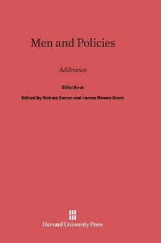 Cover of Men and Policies