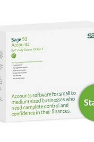 Cover of Sage 50 Accounts V22 Stage 3 Workbooks